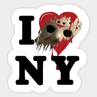 I Love New York, Friday the 13th Sticker